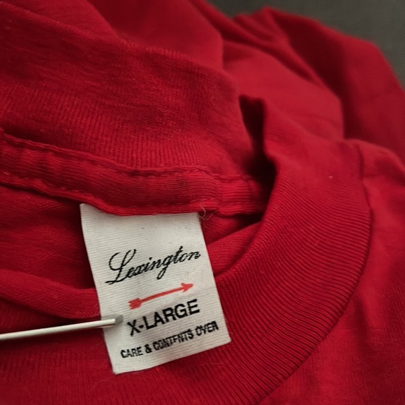 Vintage Strohs beer T-shirt size extra large single stitch Red  new - Picture 6 of 6